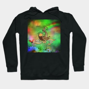 Elegant fantasy bird Hoodie